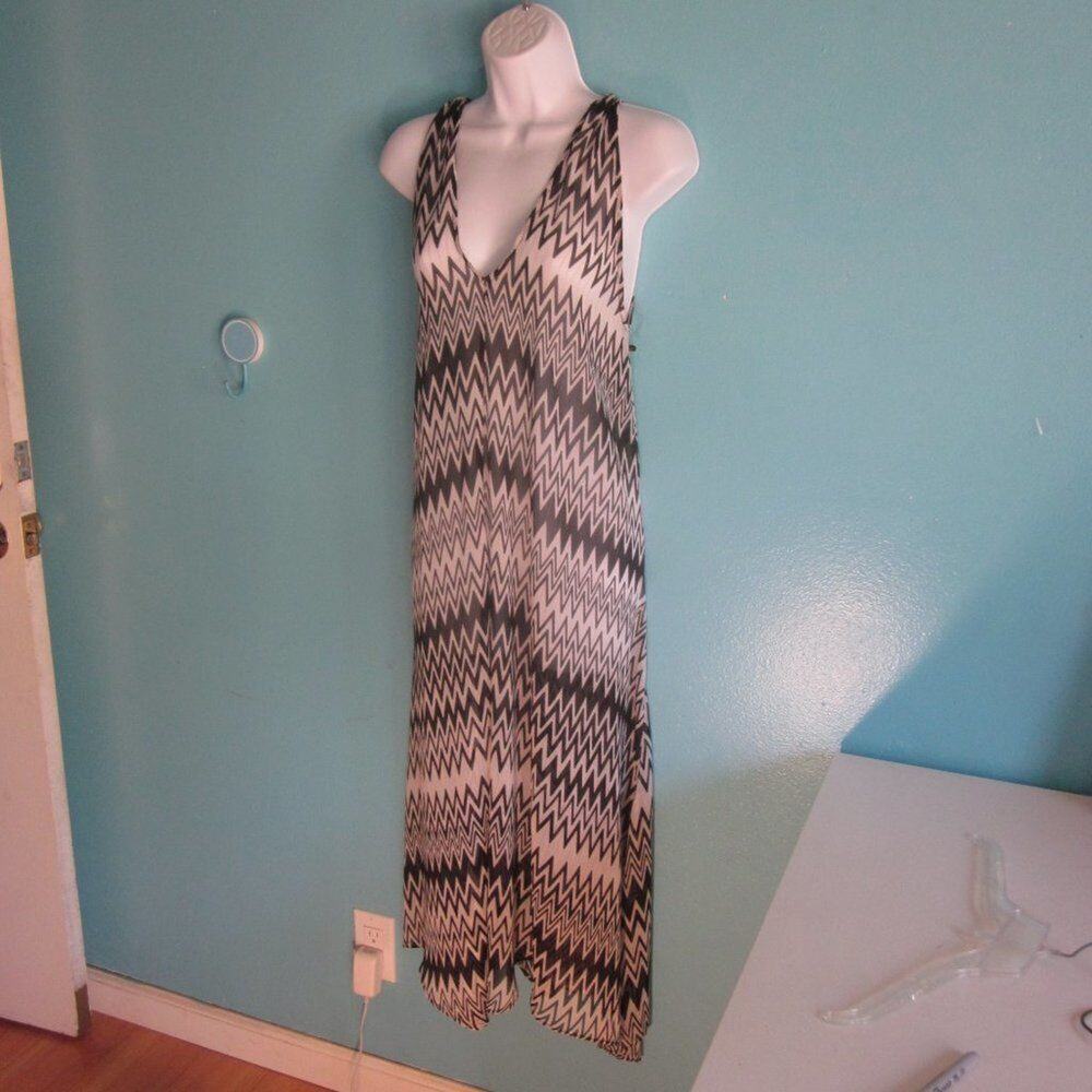 Josa Tulum Womens Size M  Sheer Midi Dress Beach Summer Pool Cover Up